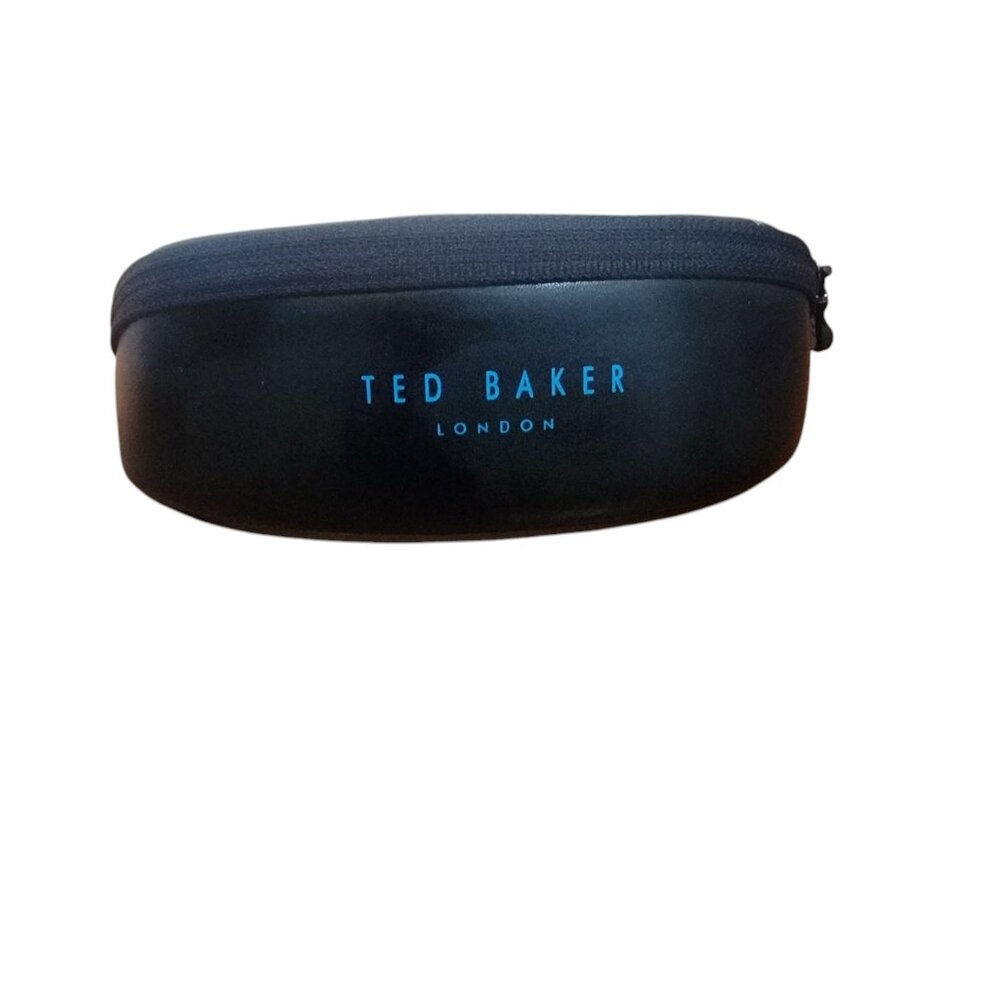 Ted Baker London Black Oversize Zippered Sunglasses or Cosmetic Case
